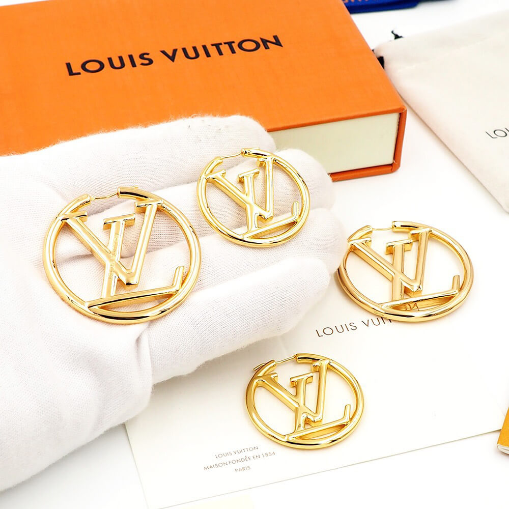 lv L**ise hoop earrings