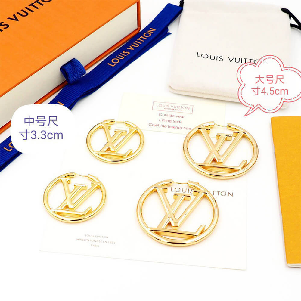 lv L**ise hoop earrings