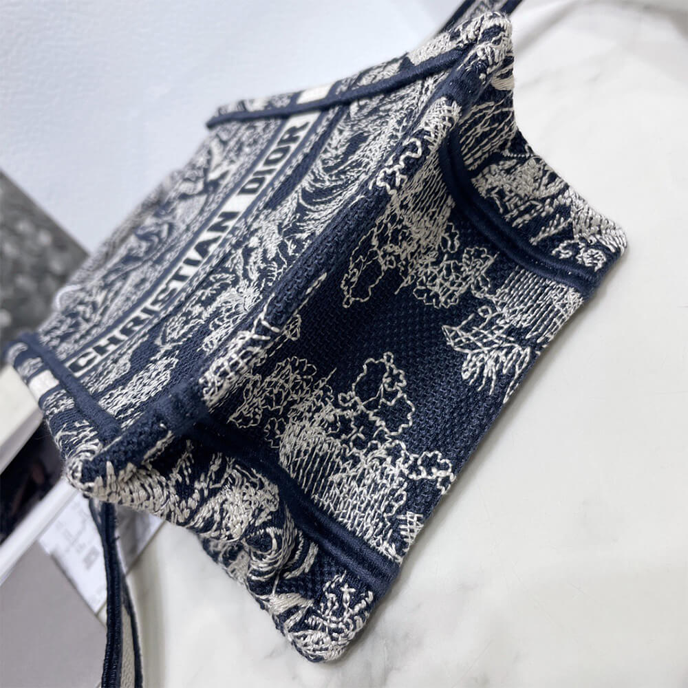 mini D*or book tote phone bag