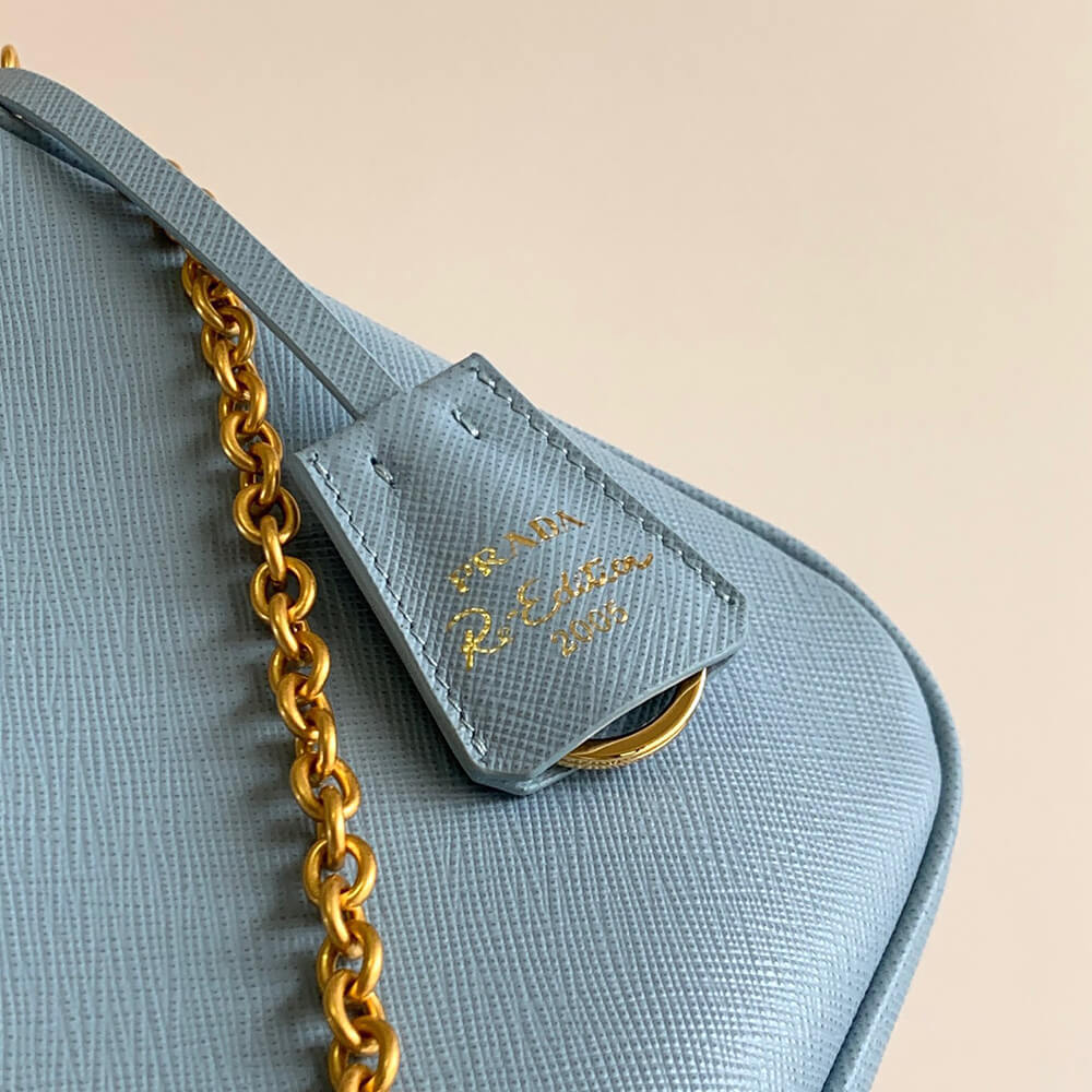 Pra*a re-edition 2005 saffiano leather bag
