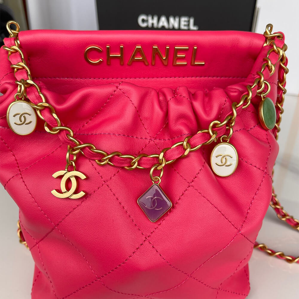 Ch*el small bucket bag