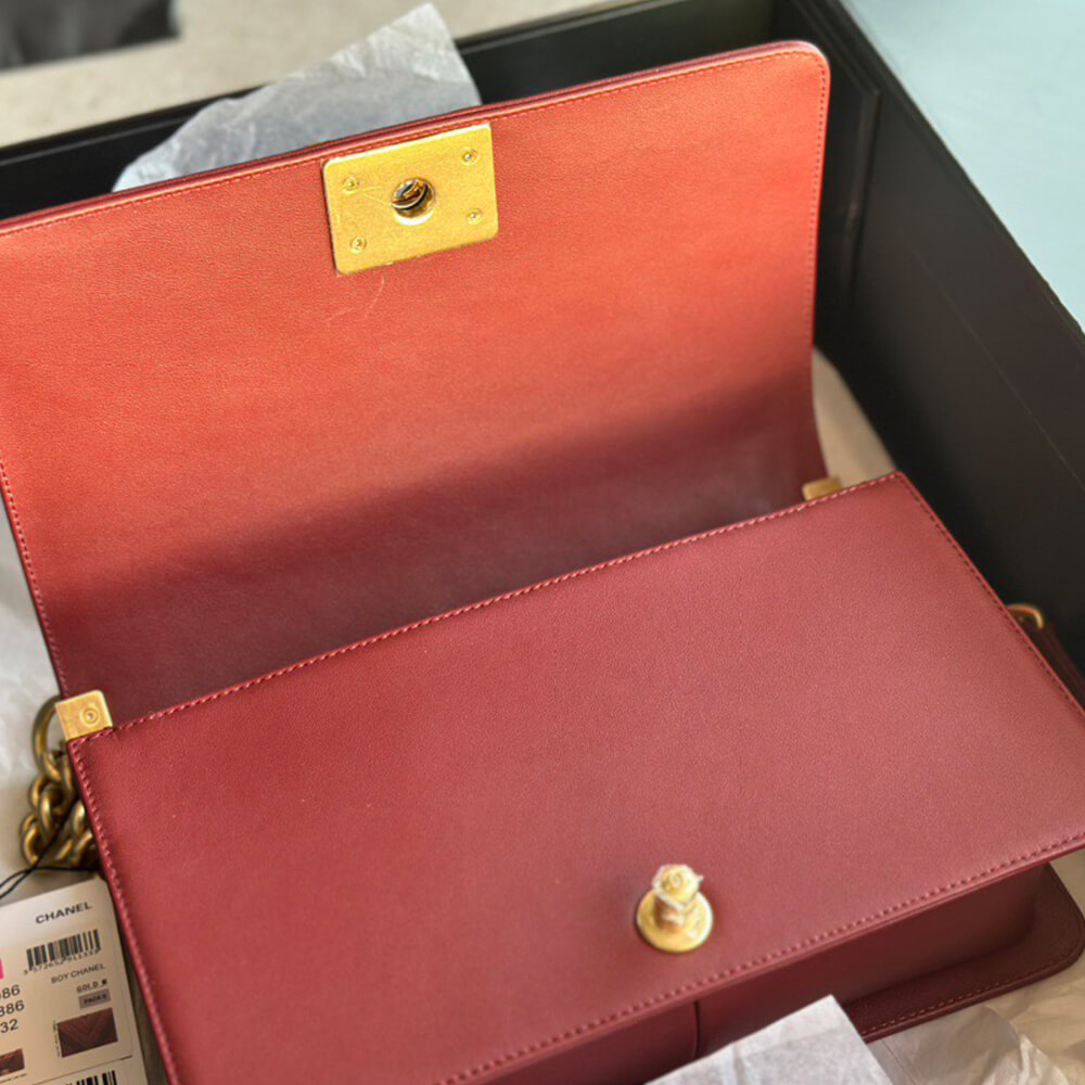 chevron boy Ch*el handbag