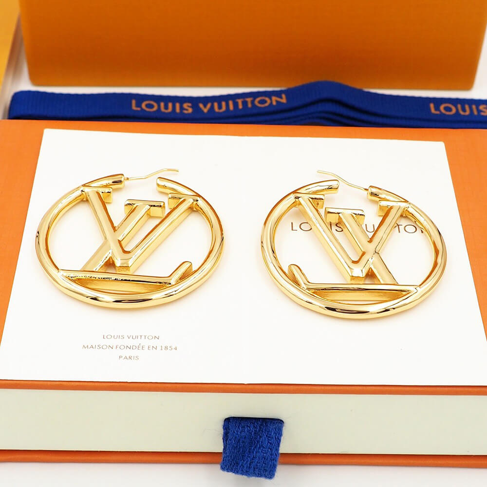 lv L**ise hoop earrings