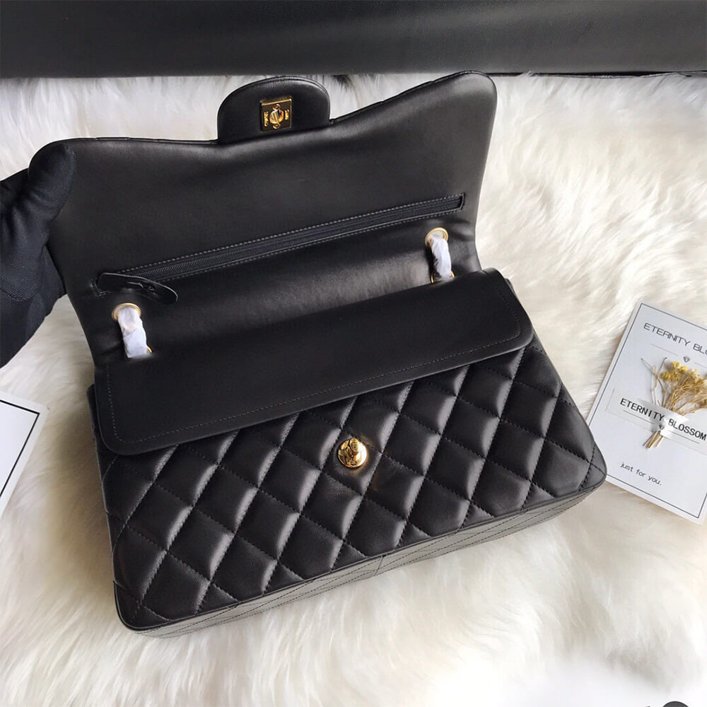 Ch*el classic double flap jumbo