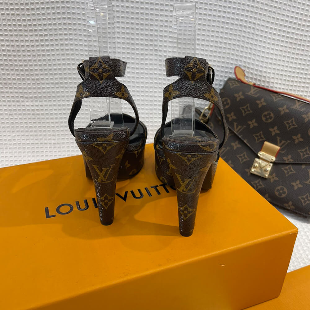 LV high heel sandals