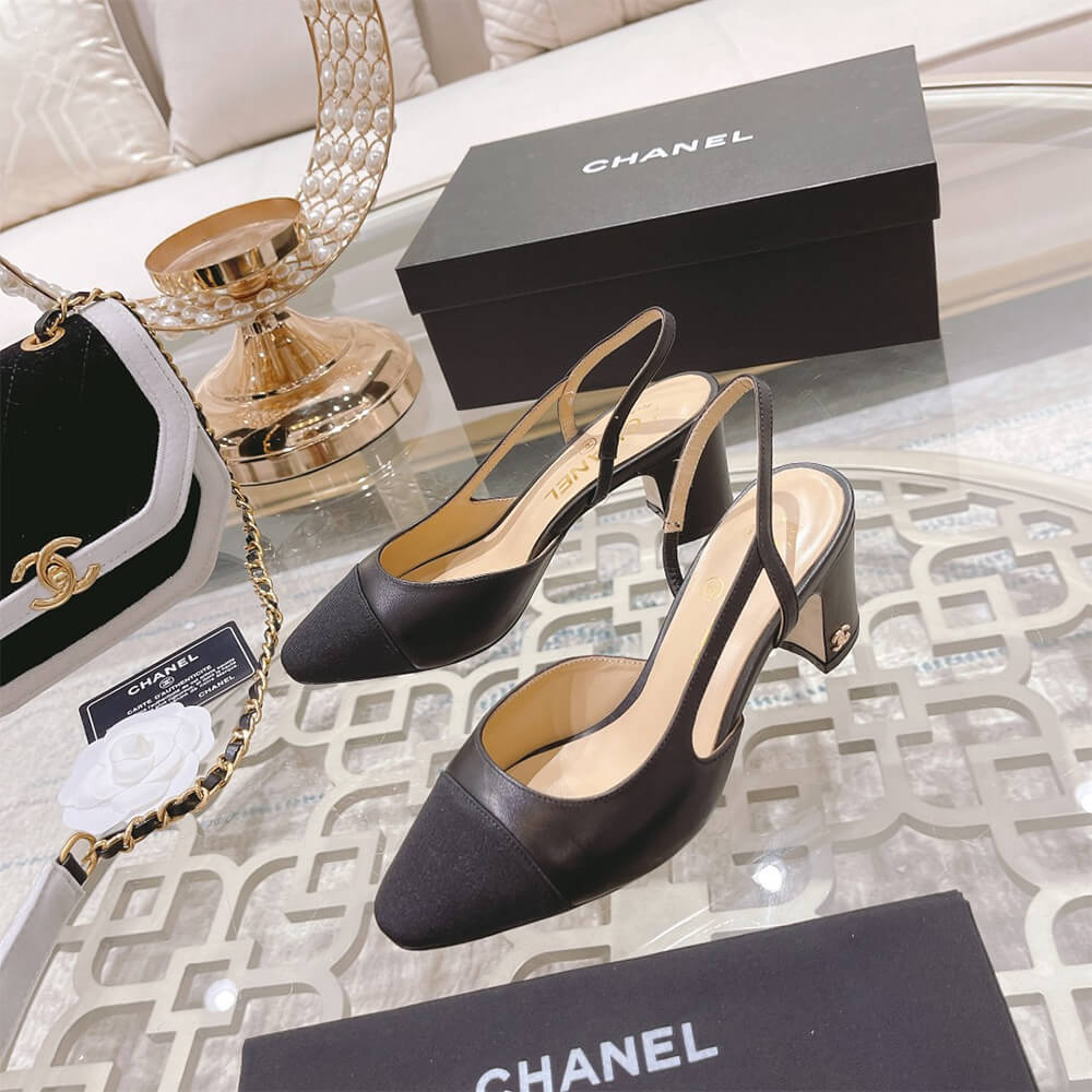 Ch*el slingback sandal