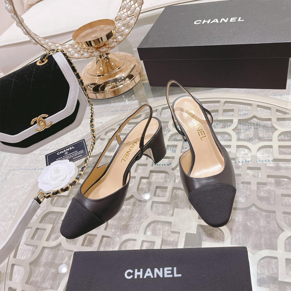 Ch*el slingback sandal
