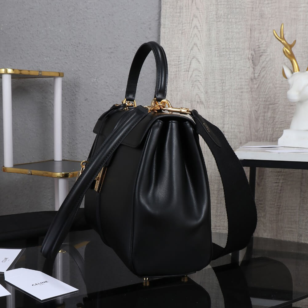 Ce**e classique 16 bag in satinated calfskin