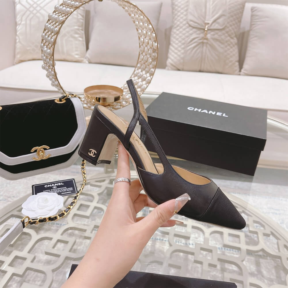 Ch*el slingback sandal