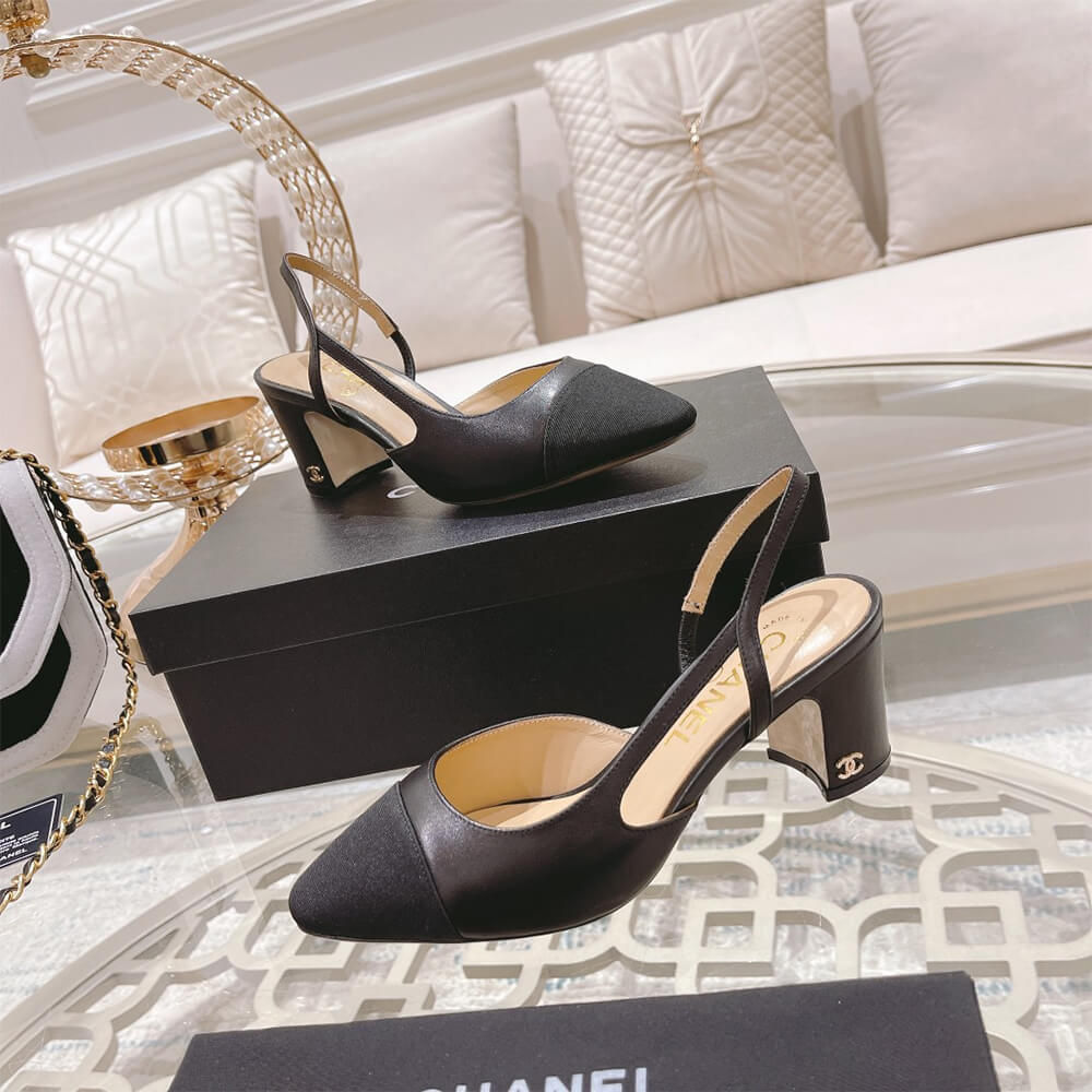 Ch*el slingback sandal