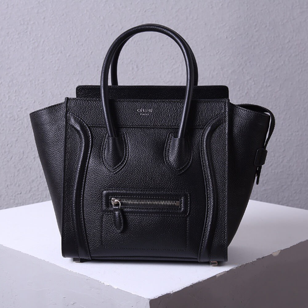 Ce**e micro luggage handbag in calfskin