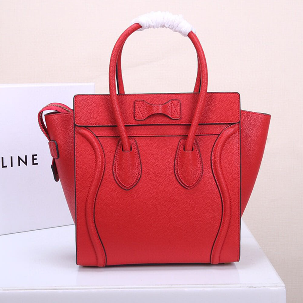 Ce**e micro luggage handbag in calfskin