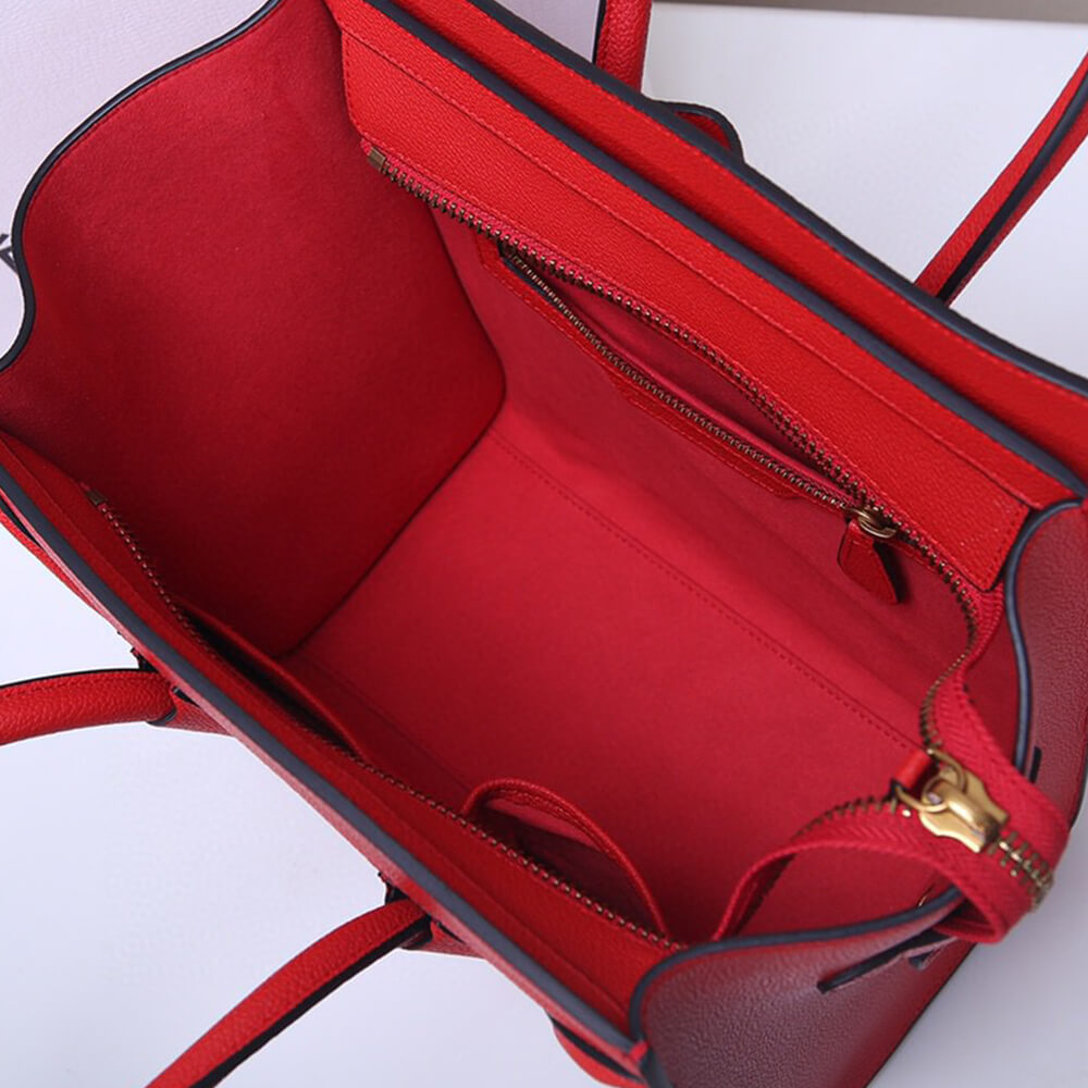Ce**e micro luggage handbag in calfskin