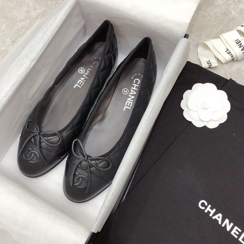 Ch*el ballerina flat