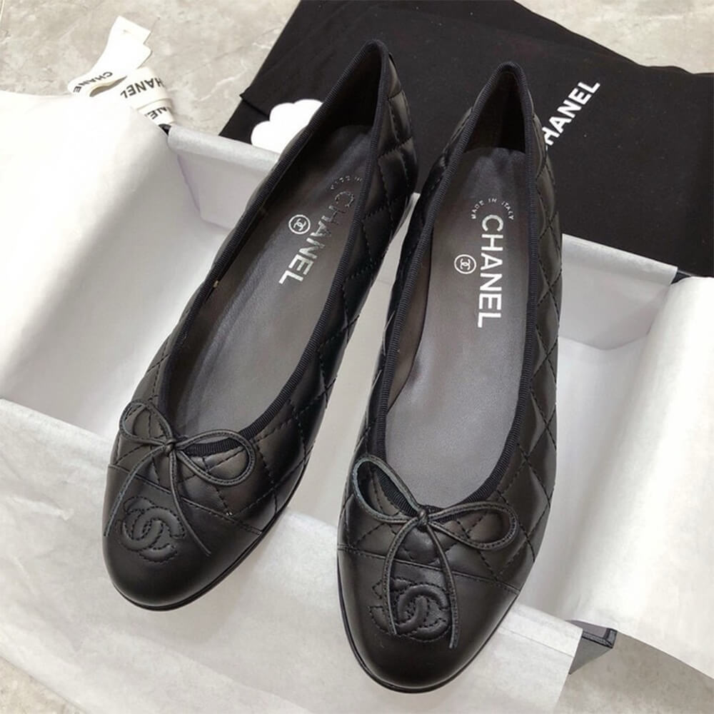 Ch*el ballerina flat