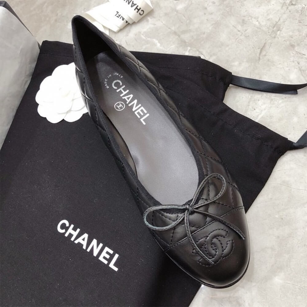 Ch*el ballerina flat