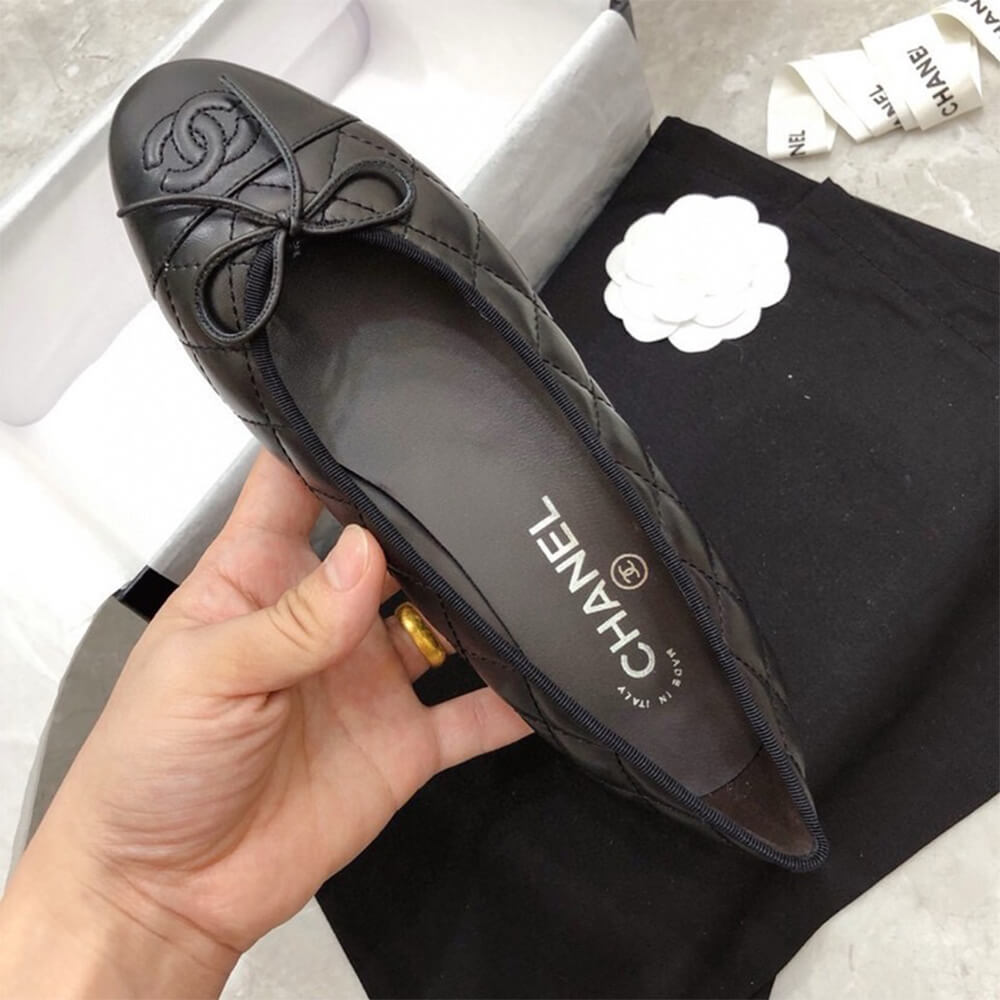 Ch*el ballerina flat