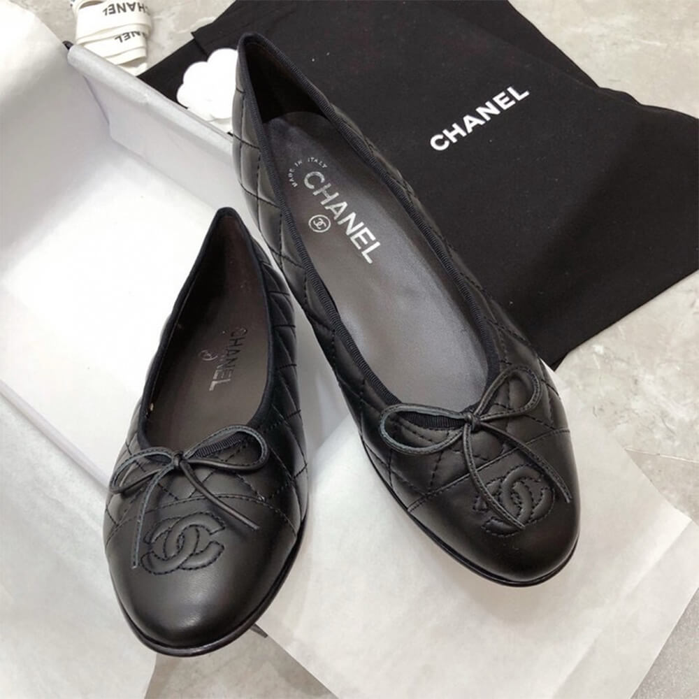 Ch*el ballerina flat
