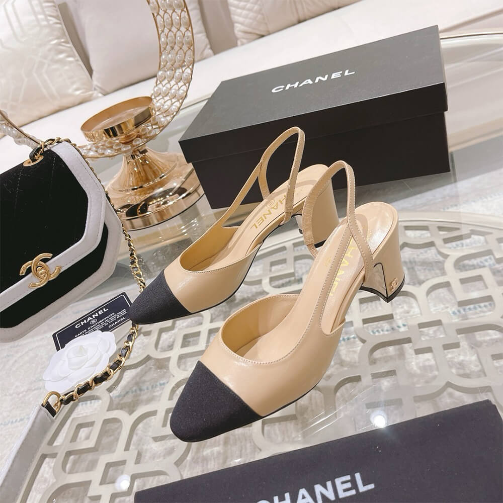 Ch*el slingback sandal