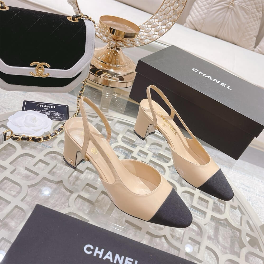 Ch*el slingback sandal