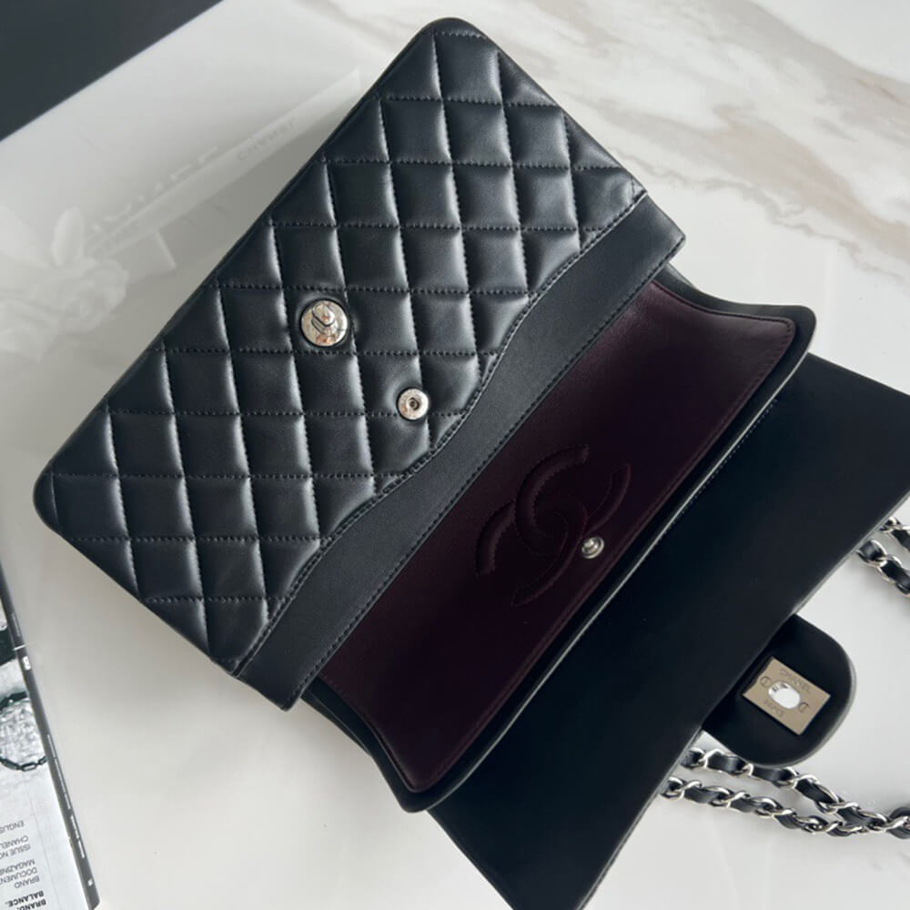 Ch*el classic flap handbag(high-end grade)