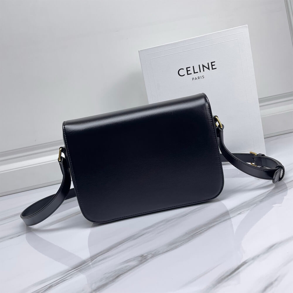 Ce**e classique triomphe bag in shiny calfskin(high-end grade)