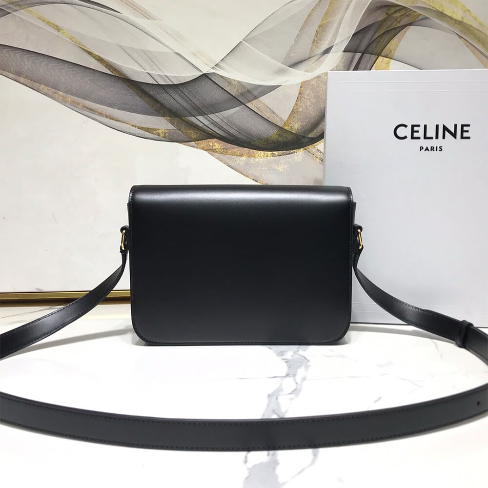 Ce**e classique triomphe bag in shiny calfskin(high-end grade)