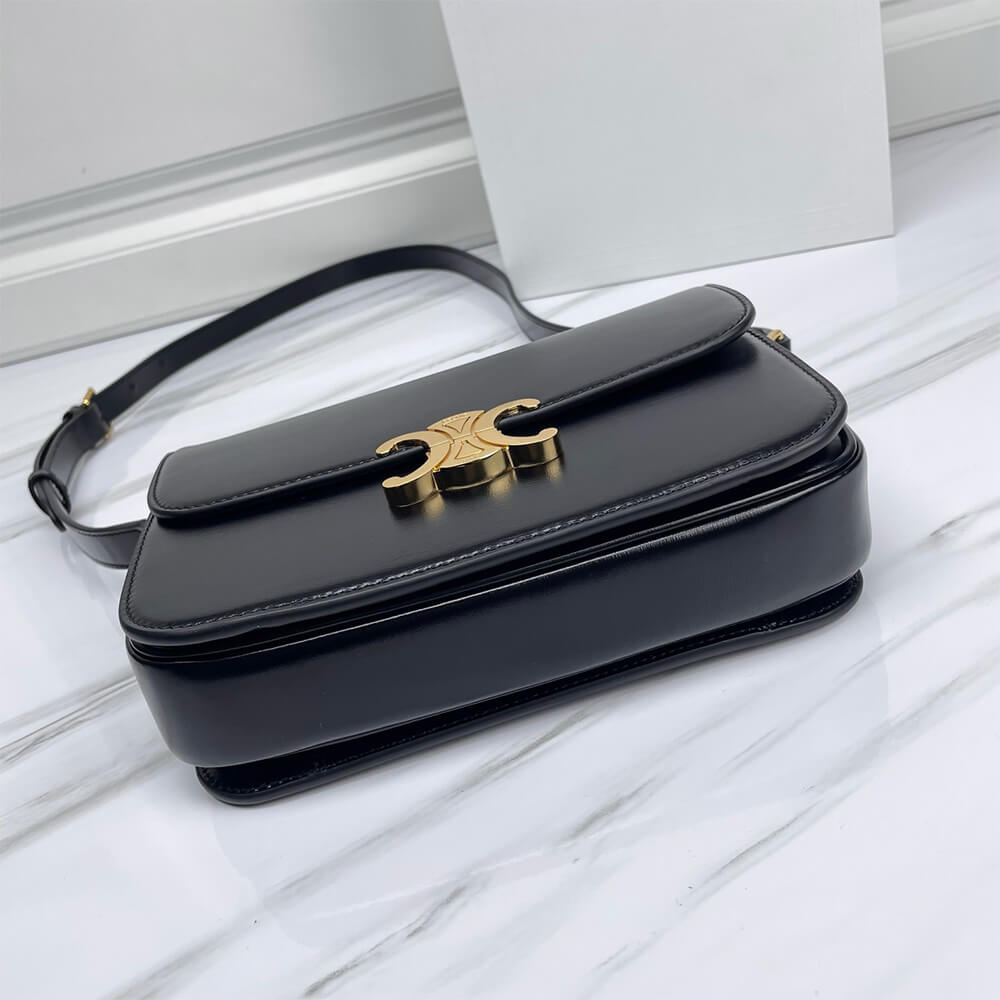 Ce**e classique triomphe bag in shiny calfskin(high-end grade)