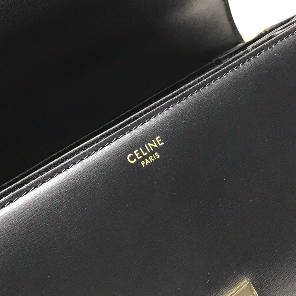 Ce**e classique triomphe bag in shiny calfskin(high-end grade)