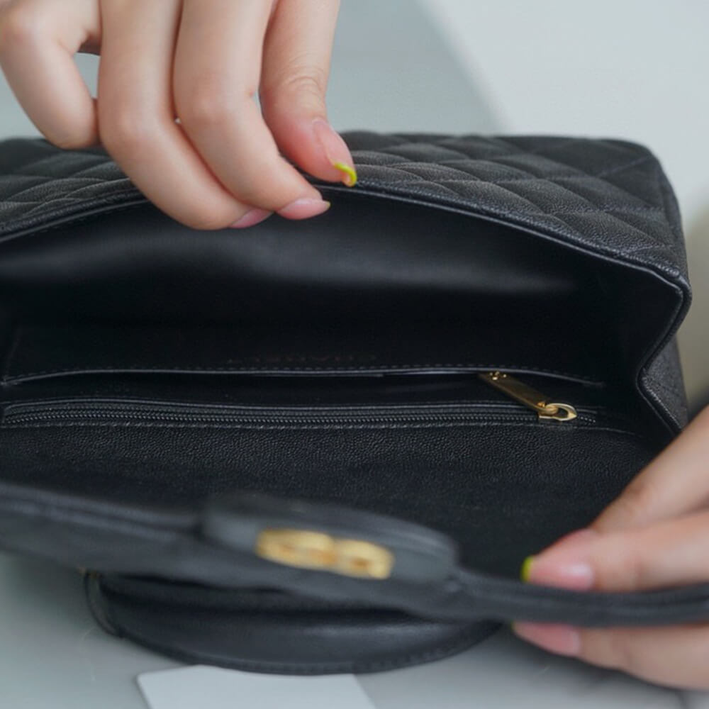 Ch*el mini flap with top handle(high-end grade)