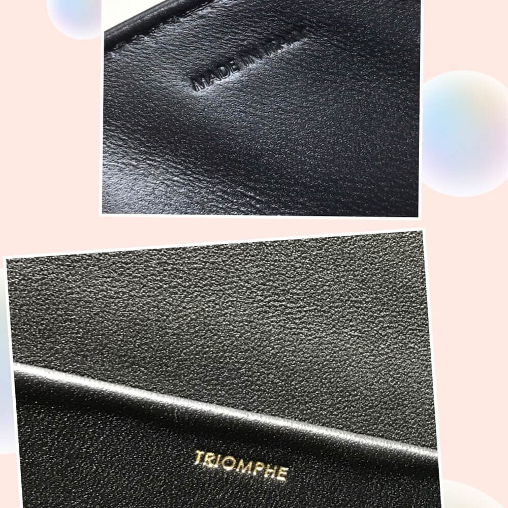 Ce**e classique triomphe bag in shiny calfskin(high-end grade)