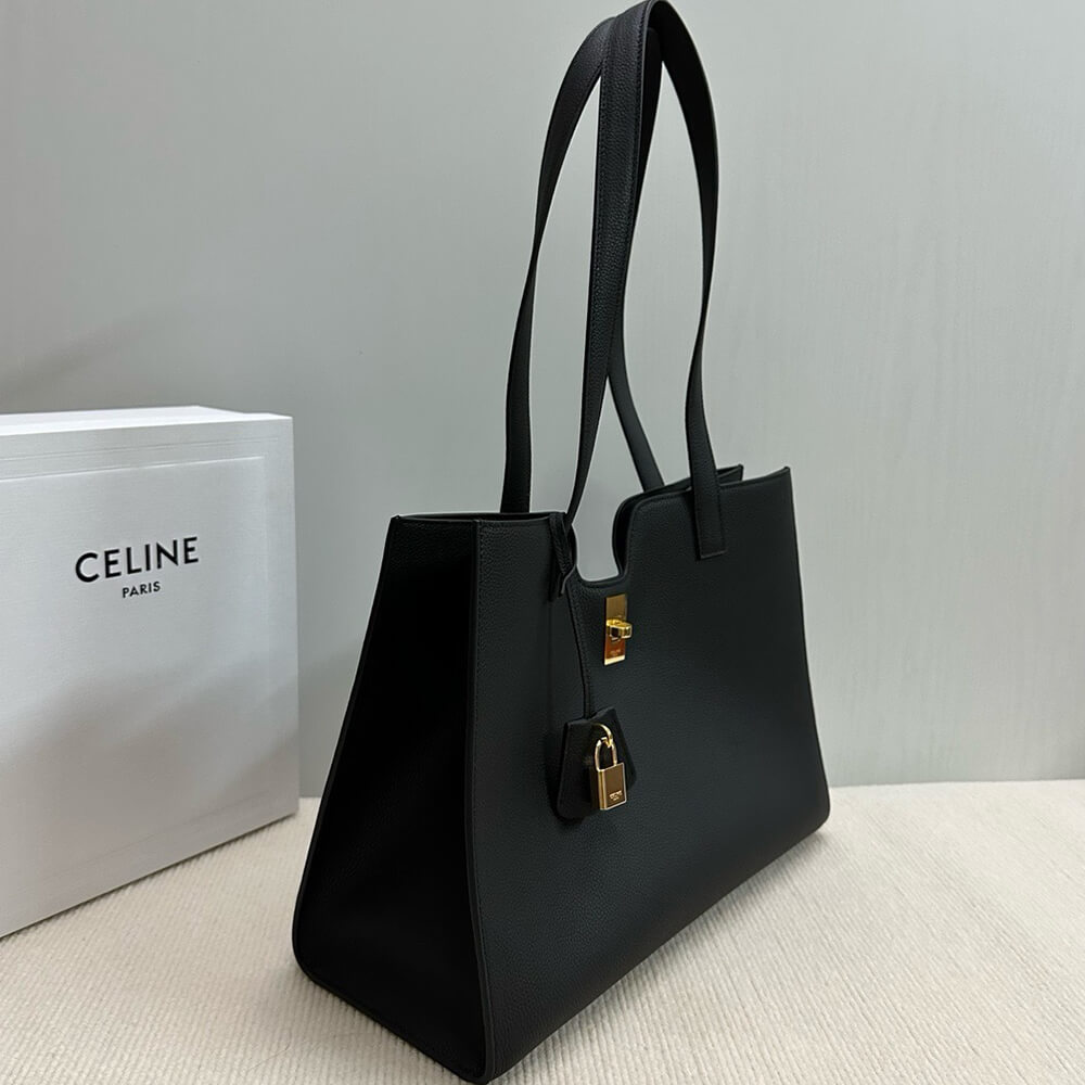 ce**e cabas 16 in S*pple grained calfskin