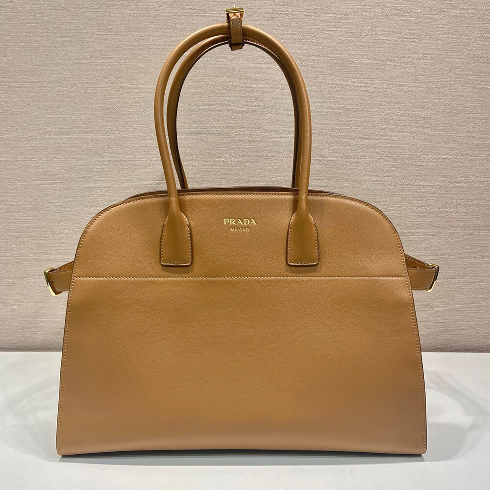 Pra*a large leather tote bag(high-end grade)