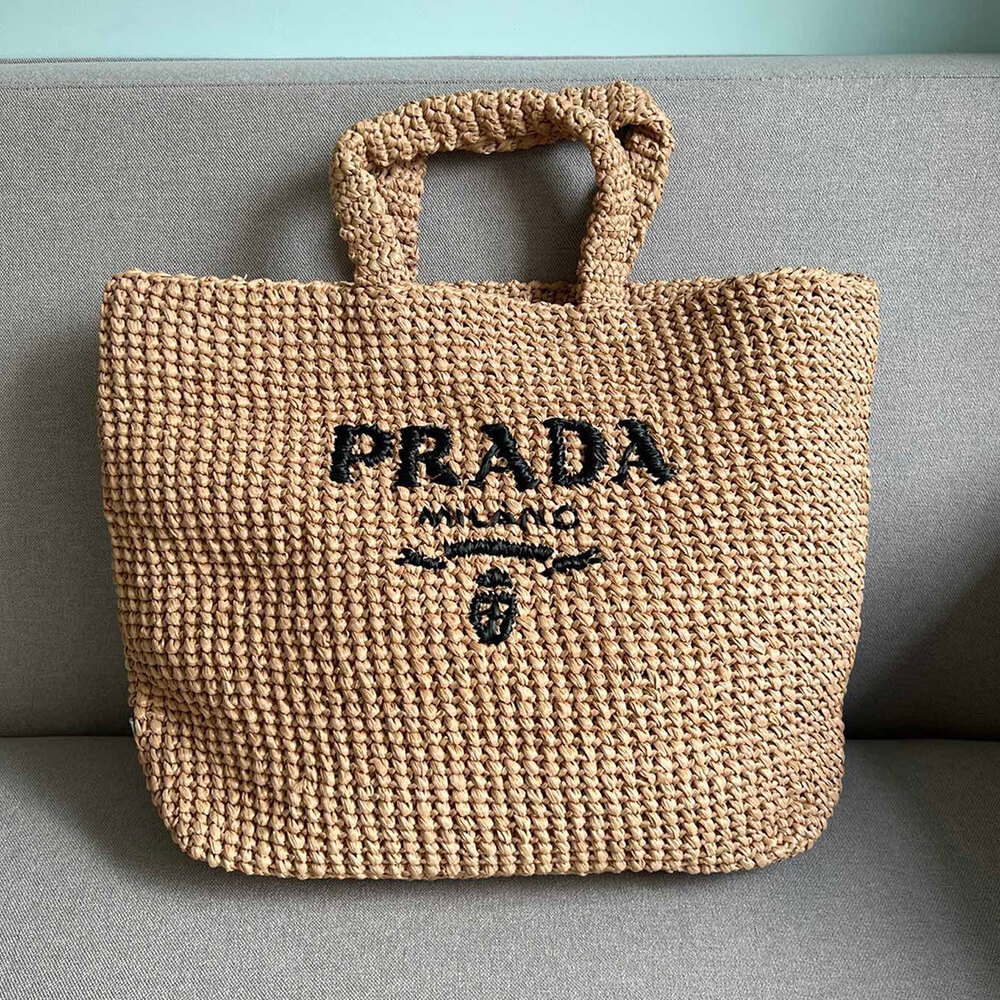 Pra*a crochet tote bag(high-end grade)
