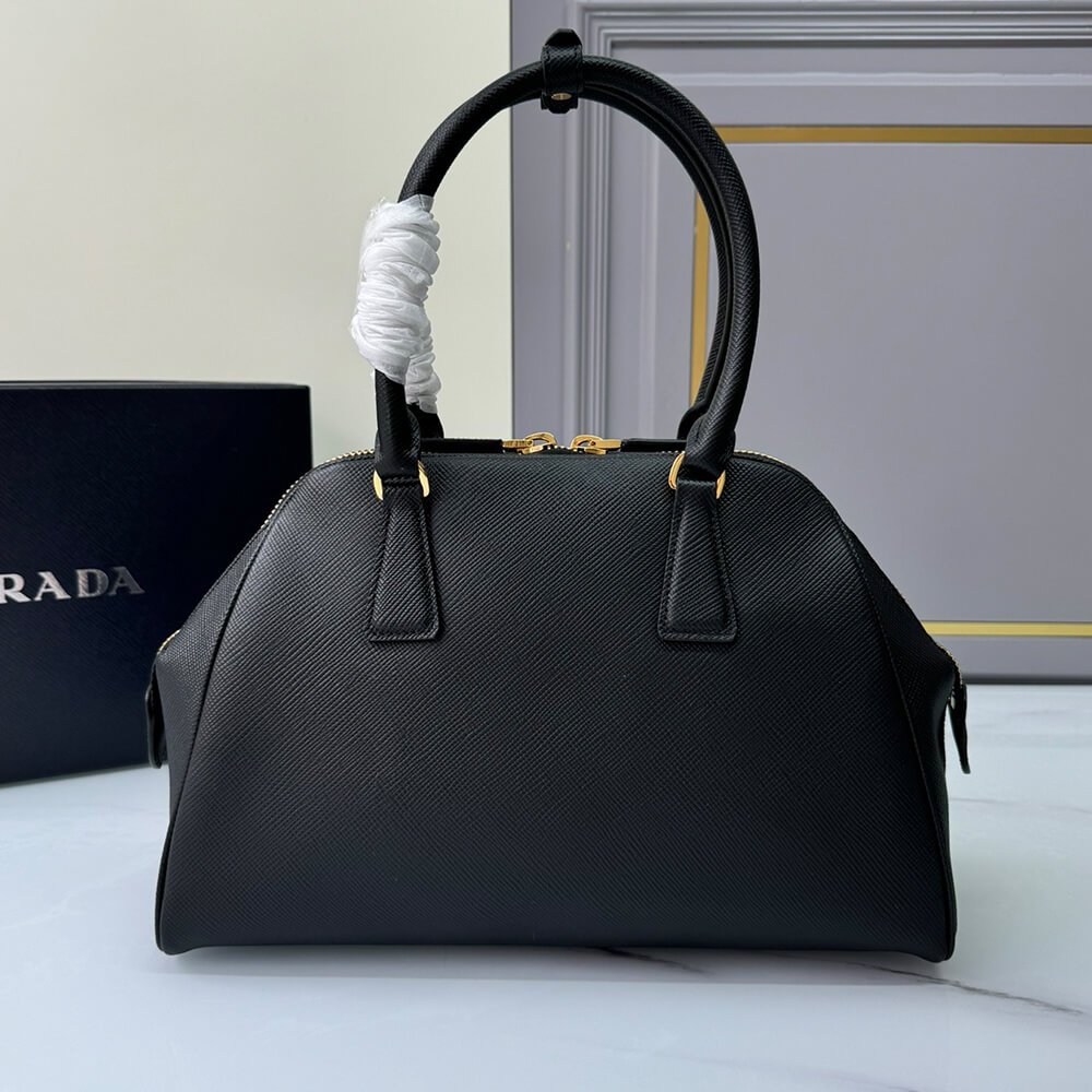 Pra*a medium saffiano leather bag(high-end grade)