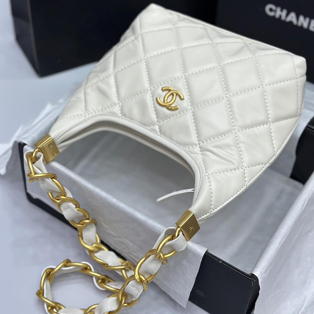 Ch*el small hobo bag