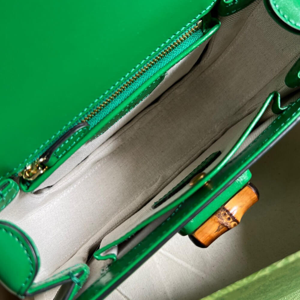 G*u*i bamboo 1947 jumbo gg small top handle bag