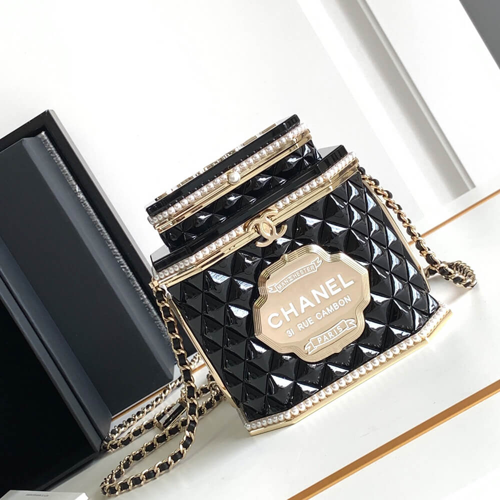 Ch*el tea box minaudiere(high-end grade)