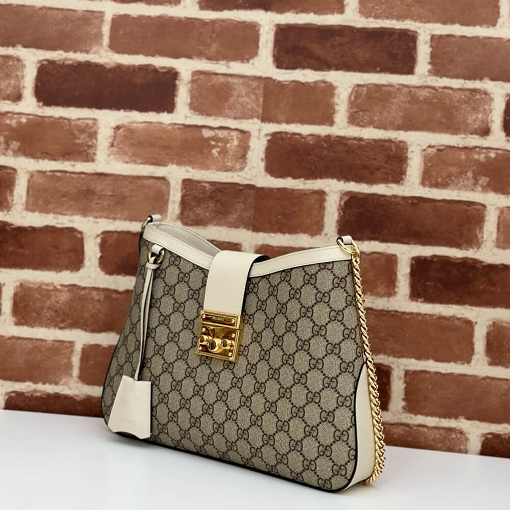 G*u*i padlock gg medium shoulder bag