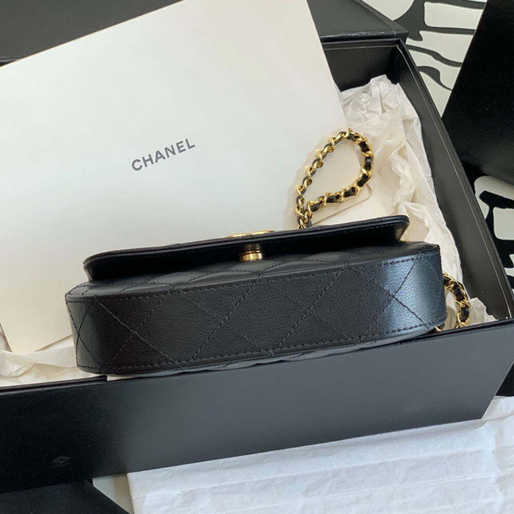 Ch*el mini flap with handle(high-end grade)