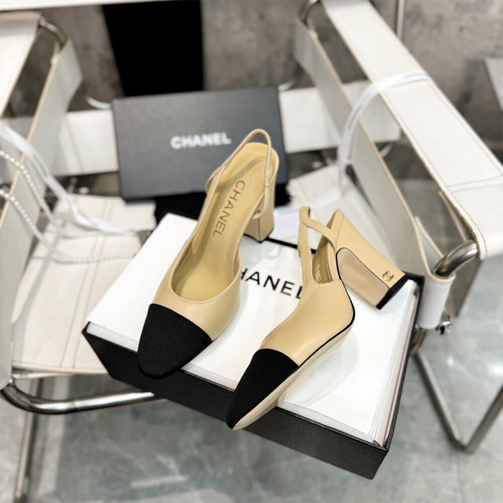 Ch*el slingbacks(high-end grade)
