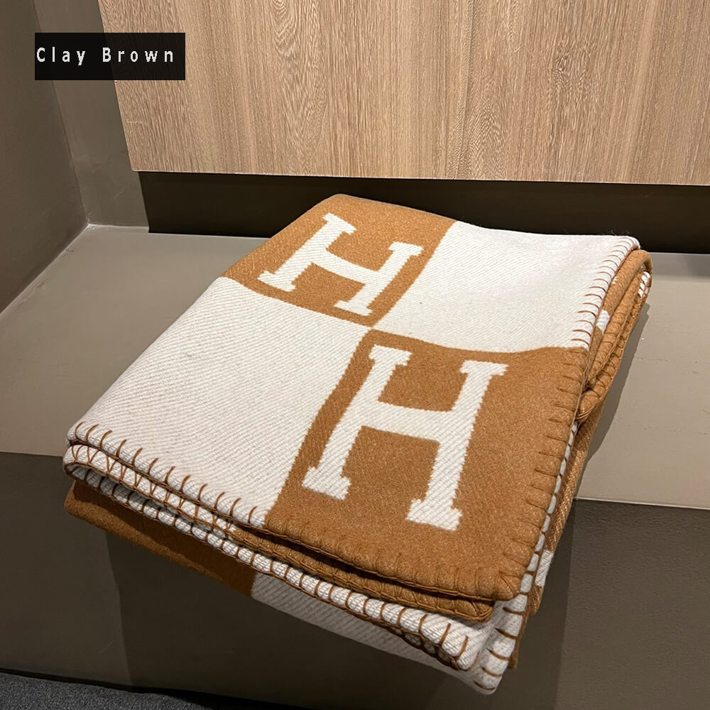 H**mes avalon iii throw blanket(high-end grade)