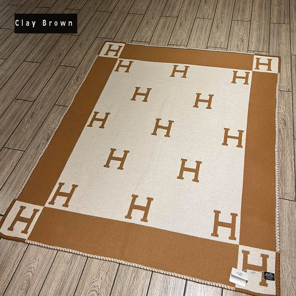 H**mes avalon iii throw blanket(high-end grade)