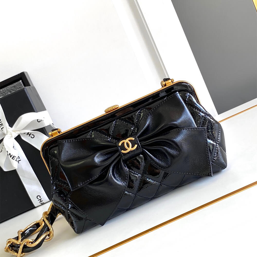 Ch*el large clutch with chain(high-end grade)