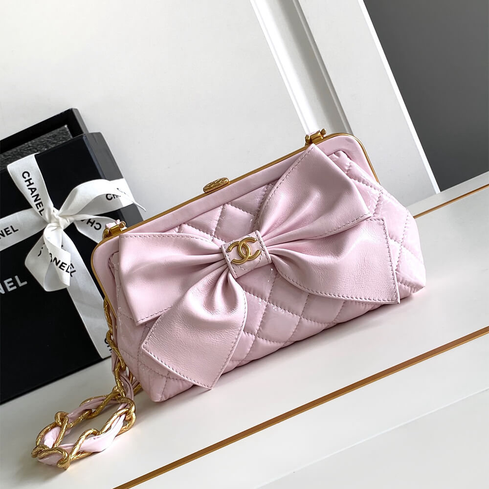 Ch*el large clutch with chain(high-end grade)