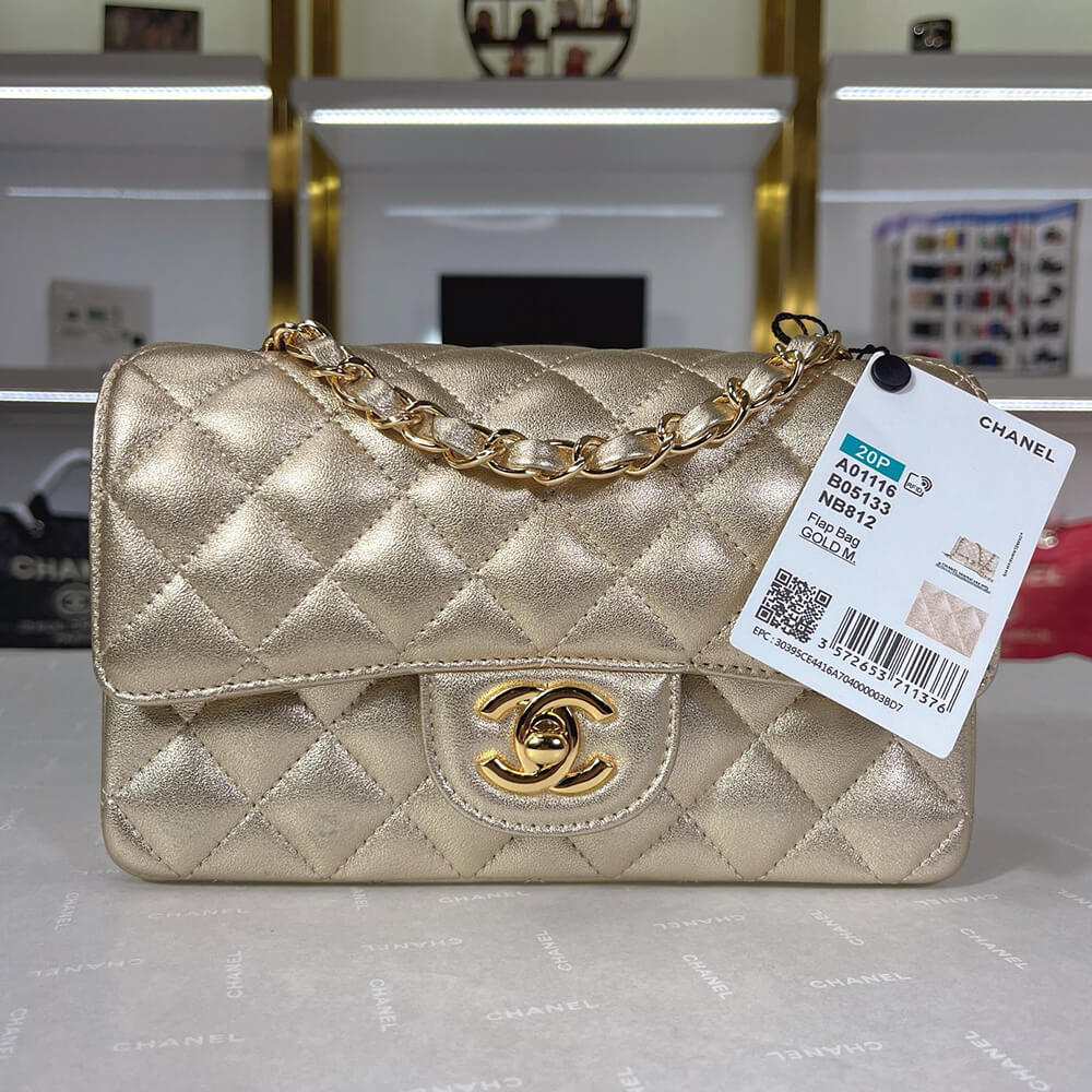 Ch*el mini flap bag(high-end grade)