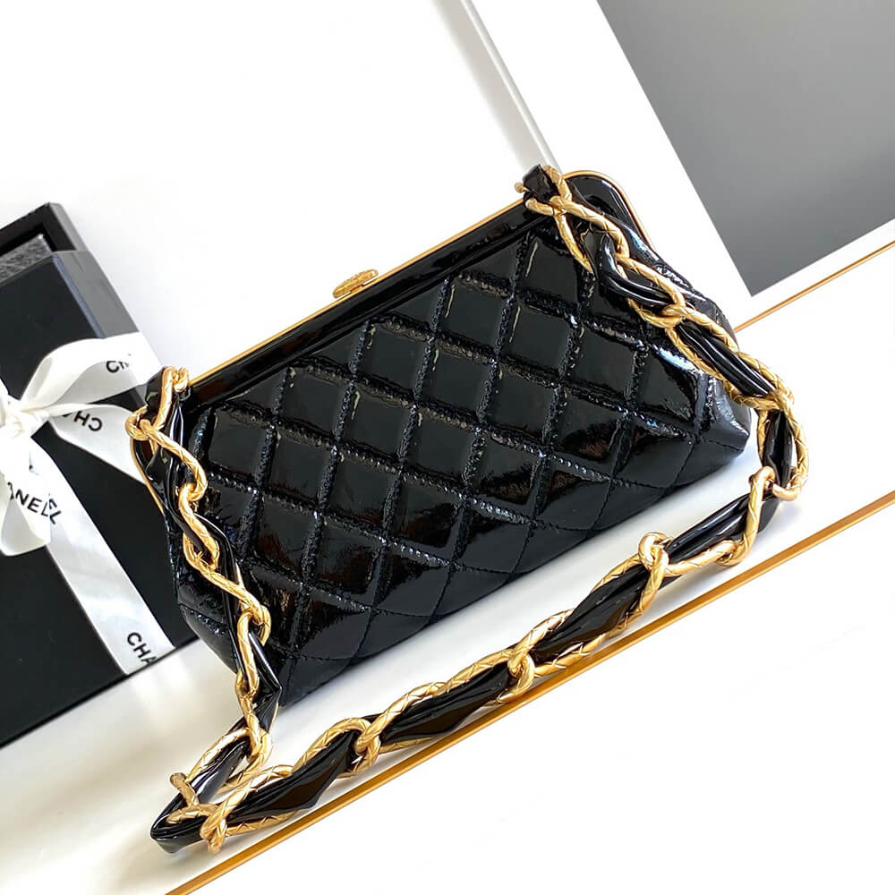 Ch*el large clutch with chain(high-end grade)