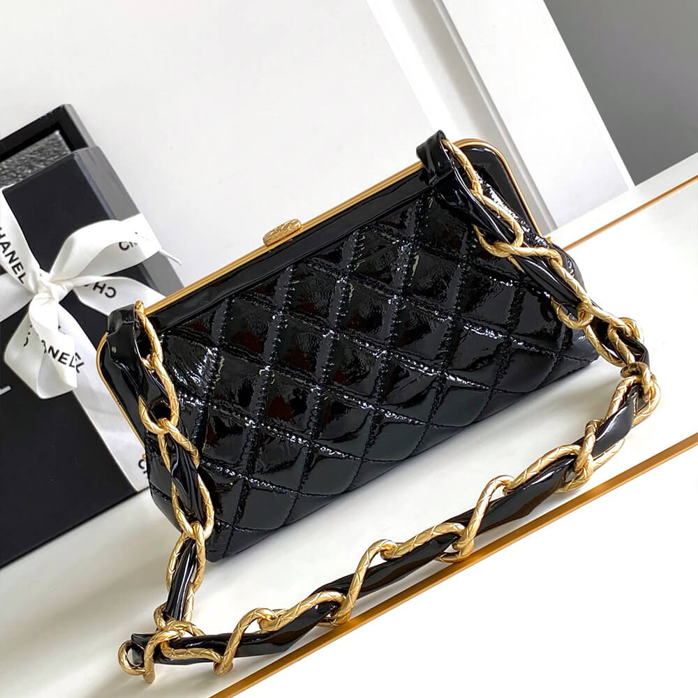 Ch*el large clutch with chain(high-end grade)