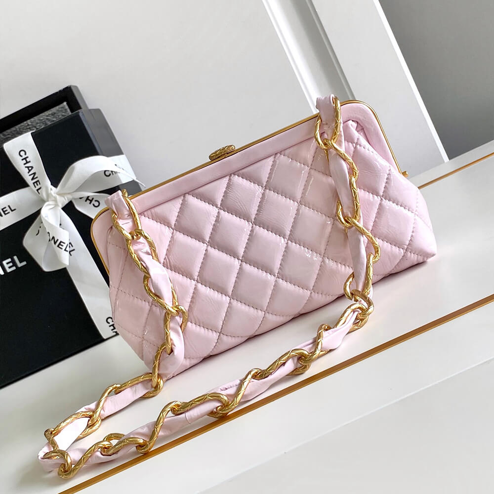Ch*el large clutch with chain(high-end grade)