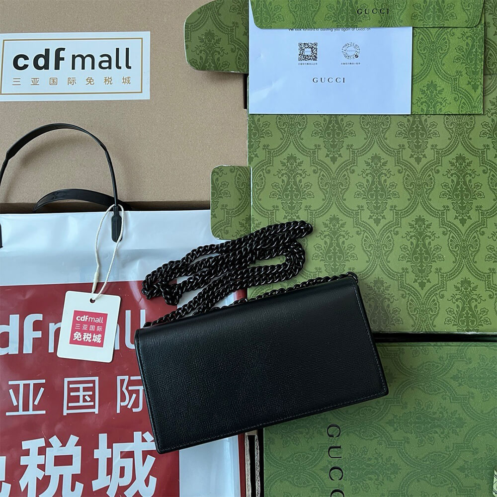 G*u*i horsebit 1955 wallet with chain wallet(high-end grade)